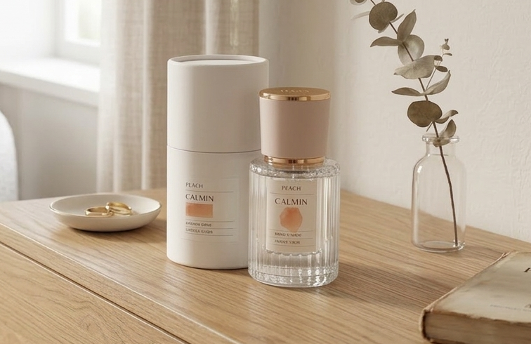 CALMINで出会う「本物の桃」の香り。パルファム仕様のピーチ香水の魅力